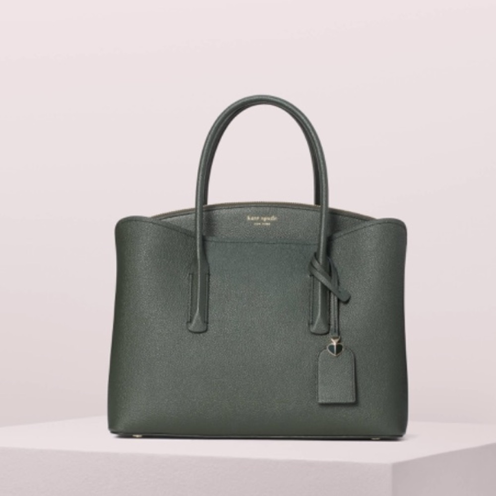 Kate Spade Margaux Large Satchel (Evergreen)
